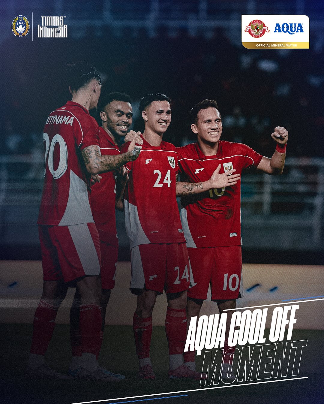 🥤 𝐓𝐔𝐑𝐔𝐍 𝐌𝐈𝐍𝐔𝐌Dominan di babak pertama. 💪‣ TimnasDay ‣ GarudaMendunia